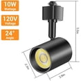 thumbnail image 6 of VANoopee 5-Color 6-Light LED Track Lighting Kit with 6.6FT H Type Track Lighting Rail, LED Track Light Heads Dimmable Modern Kitchen Track Lighting Fixtures Ceiling Spotlight, CRI90+ 10W 800lm Black, 6 of 9