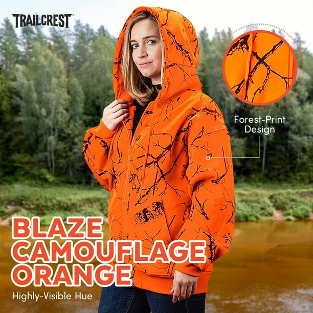 Blaze orange camo parka sale