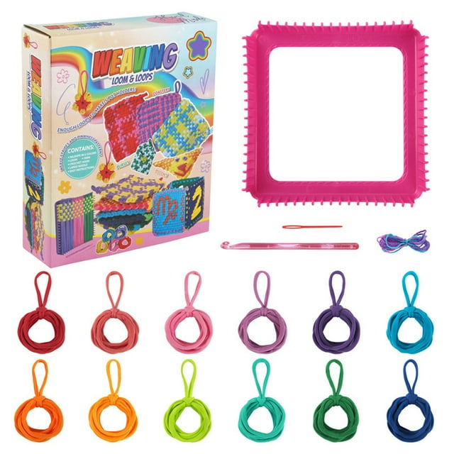 Birdeem Puzzle Diy Rope Loop Knitting Device Elastic Rope Knitting Toy Childrens