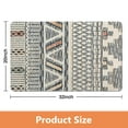 thumbnail image 4 of Premium 20x32 in Boho Bathroom Runner Rug - Moroccan Geometric Design, Non-Slip & Machine-Washable. Soft Long Bath Mat Ideal for Bathtub, Sink, Shower. A Chic Farmhouse Addition to Your Decor!, 4 of 5