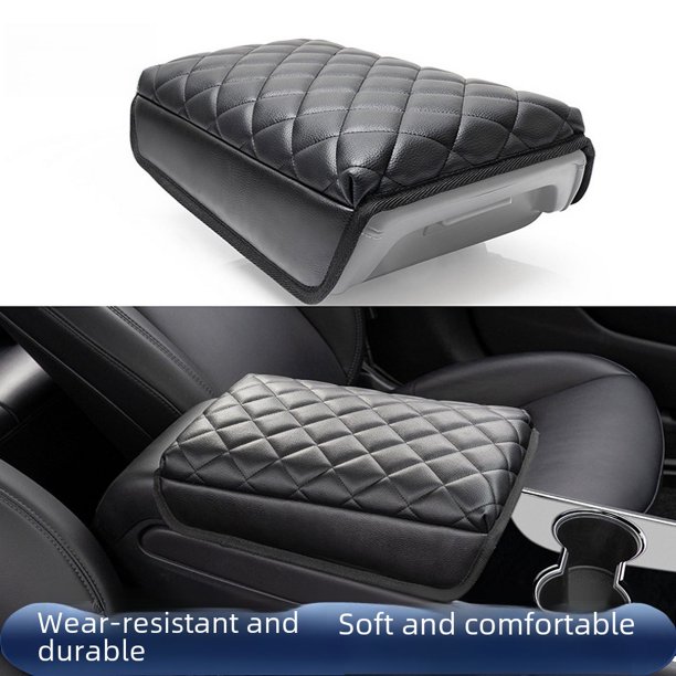 Cojín de espuma viscoelástica para reposabrazos de coche, funda protectora universal para reposabrazos central de coche, alargada y engrosada
