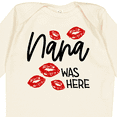 thumbnail image 4 of Inktastic Nana Was Here Red Kisses Boys or Girls Long Sleeve Baby Bodysuit, 4 of 5