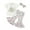 White, variant on Bagilaanoe 3pcs Toddler Baby Girl Pants Set Short Sleeve T-shirt Tops + Flare Trousers + Headband 6M 9M 12M 18M 24M 3T Kids Casual Clothes
