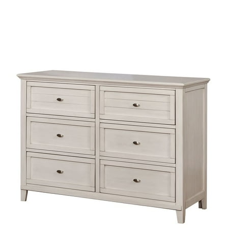 - Furniture of America Covington Youth Dresser in Antique White