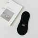 thumbnail image 1 of Zhuge 10 pares de calcetines invisibles para mujer, antideslizantes, de corte bajo, con forro invisible para uso informal y formal, suaves y elásticos, color negro, 1 of 2