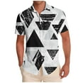 thumbnail image 2 of Ceisia Men's Summer Casual Printed Button-Up Turndown Collar/Lapel Gift Short Sleeve Shirt - Comfortable Daily Outdoor Wear, 2 of 6