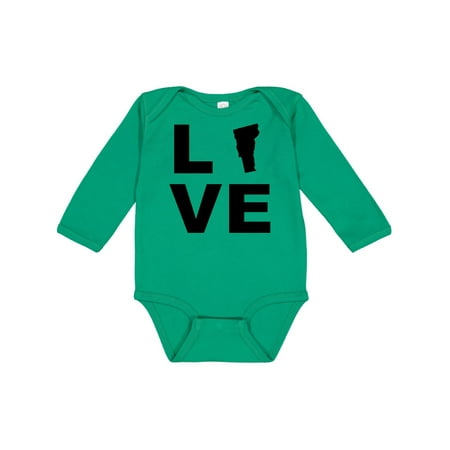 

Inktastic Love Vermont Gift Baby Boy or Baby Girl Long Sleeve Bodysuit