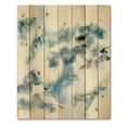 thumbnail image 3 of Designart 'Abstract Of Clouds Dark Blue Colored III' Modern Print on Natural Pine Wood, 3 of 5
