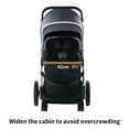 thumbnail image 5 of Baby Stroller,Reversible Stroller,High Rise Pram,Carrie to 40lbs,Standard Pram Toddler Infant(Gray), 5 of 10