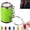 Green, variant on Mini Coin Storage Keychain, Portable Coin Holder & Fidget Coin Bank with Snap Closure for Keys & Bags