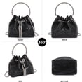 thumbnail image 2 of LHSHID Bling Crystal Rhinestone Purse for Women Sparkly Clutch Handbag Crossbody Bag for Evening Wedding Party Prom, 2 of 6