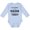 AE-Light Blue, variant on My Mommy is a Teacher and a Hero Boys or Girls Long Sleeve Baby Bodysuit