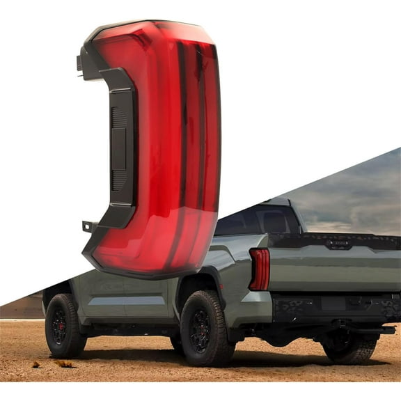 labwork Tail Light Replacement for 2022 2023 Toyota Tundra Left Driver Side Rear Brake Lamp 815600C130