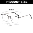 thumbnail image 3 of Gafas retro de moda con bloqueo de luz azul para pantallas para resistir la fatiga ocular, 3 of 6