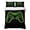 Green, variant on Twin XL Quilt Set 68''x98'', Green Game Controller Lightweight Bedspread Coverlet Set with 2 Pillow Shams, Modern Art Gaming Handheld Black Breathable All Season Quilt Bedding for Dorm/Guest Room