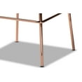 thumbnail image 5 of Baxton Studio Kaelin Luxe and Glam Grey Velvet Fabric Upholstered and Rose Gold Finished 4-Piece Bar Stool Set, 5 of 7