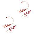 thumbnail image 2 of HOARBOEG Clip On And Perforated Earring Set With Style And Lightweight Design 4pc Mother's Day Jewelry, 2 of 2