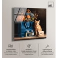 thumbnail image 2 of Cat Navy Shopping Bag Acrylic Print Fashion Wall Art by Art Remedy, Ready to Hang, 20 x 20, 2 of 5