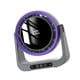 thumbnail image 5 of Ventilador de escritorio, mesa, ventilador de viaje, 5 velocidades, refrigeración silenciosa, pantalla LED, recargable por USB gris, 5 of 9