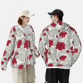 thumbnail image 4 of Fotbe Leaves And Anemone Chaqueta con Protección Solar UPF 50+ para Hombre y Mujer, Camisa con Capucha y Bolsillos-X-Large, 4 of 7