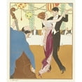 thumbnail image 3 of Ludwik Strimpl 12x14 Black Modern Framed Museum Art Print Titled - Evening Attire (1914), 3 of 5