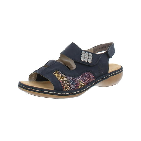 

Rieker Womens Open Toe Cutout Slingback Sandals