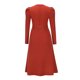 thumbnail image 5 of Vestido de corte A con vuelo para mujer con cinturón Vestido informal elegante para ir al trabajo Ygjytge Rojo T M para Mujer, 5 of 8