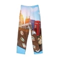 thumbnail image 4 of Disketp Trip To London Men'S Pajama Pants - Ultra Soft Fleece Sleep And Lounge Pants (Size: S-Xxl), 4 of 9