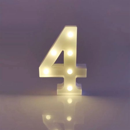 

DraggmePartty Numbers 0~9 Led Lights Diy Illuminated Night Lights Decoration For Wedding Party Birthday Valentine S Day