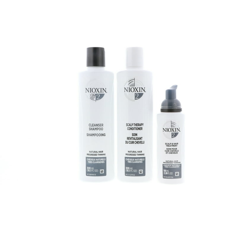 stressende Kassér Skygge Nioxin System 2 Trio: Cleanser Shampoo 10.1 oz , Scalp Therapy Conditioner  10.1 oz , Scalp & Hair Treatment 3.38 oz - Walmart.com