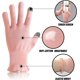 thumbnail image 2 of Rosa: 1 par de guantes de trabajo de algodón para pantalla táctil Dermatitis atópica Guantes hidratantes finos para manos secas Eczema Belleza, 2 of 5