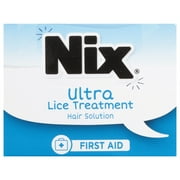 Nix Ultra Lice Removal Kit, Lice Treatment Hair Solution, 3.4 fl oz &Removal Comb