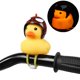 thumbnail image 3 of Motocicleta lindo patito amarillo con casco bicicleta de montaña decoración de bicicleta B, 3 of 10