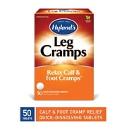 Hyland's Leg Cramp Tablets, Natural Relief of Calf, Leg and Foot Cramp, 50 Count