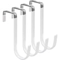 thumbnail image 2 of FYY Ganchos para Colgar sobre la Puerta, Paquete de 4 Ganchos para Colgar con Goma para Evitar rayones, Organizador Resistente para Sala de Estar, baño, Dormitorio, Cocina, Colgar Ropa, Toallas, Sombr, 2 of 4