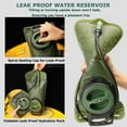 thumbnail image 4 of Vessie d'Hydratation, Sac de Rangement Léger pour Réservoir d'Eau de 2 L, Sac à Dos d'Hydratation avec Réservoirs pour la Randonnée, le Vélo, l'Escalade, le Cyclisme, la Course (Vert), 4 of 5