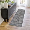 thumbnail image 4 of Gertmenian Bloom Lyla Modern Checkered Blue Area Rug, 2x6, 4 of 6