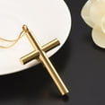 thumbnail image 4 of Jesus Cross Cremation Keepsake Urn Pendant Necklace for Ashes Funeral Casket Jewelry, 4 of 6