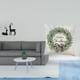 thumbnail image 2 of Elegante juego de esculturas de resina y funda de almohada navideña para sala de estar, estudio, balcón, sofá, decoración interior del hogar., 2 of 8