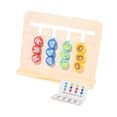 thumbnail image 2 of Rompecabezas de diapositivas de combinación de colores, juguete de entrenamiento, juguete de madera para niños, juego de mesa Montessori, rompecabezas, 2 of 9