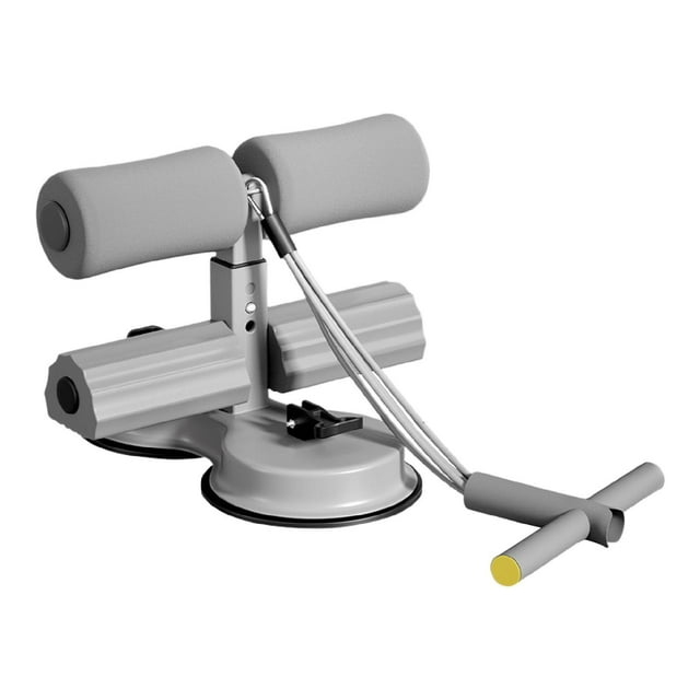 Barra de sentada AB Soporte de piso AB Portable Antislip Assistance Dispositivo de altura ajustable Barra de ajuste para pies y gimnasio en casa de la Gris