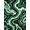 Green, Pattern 1, variant on ODIKA 4'x6' Machine Washable Non-Slip Area Rug, Abstract Green High Traffic Rug, Green, 1109284