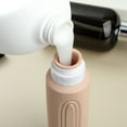 thumbnail image 6 of Micebay Leak-Proof 6-oz Silicone Squeezable Travel Bottles for Toiletries, Refillable Travel Size Containers, BPA Free, TSA Approved, Cream, 4 Pack, 6 of 10