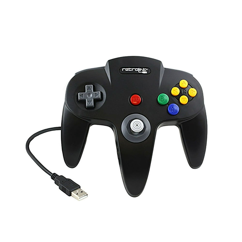 Retrolink Nintendo 64 Style Usb Controller For Pc, Black, B00myblbmy 