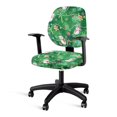 thumbnail image 3 of CHAQLIN Festive Forest Scene 2 Piece Sets Computer Chair Seat Cover for Armrest Chair Stretchable Fashion Computer Office Chair Cover Polyester Fabric Office Chair Slipcover, 3 of 8