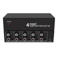 thumbnail image 1 of Audio Splitter 1 In 4 Out Rca L/r Aux Stereo Audio Splitter 1x4 Audio Distributor For Pc Dvd Speake, 1 of 5
