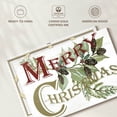thumbnail image 6 of Elephant Stock Vintage Merry Christmas Wall Art - Horizontal Canvas Wall Art - Living Room Wall Decor - Holiday Canvas - White And Gray Decor By Cindy Jacobs - 24" x 16", 6 of 8