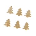 thumbnail image 4 of simhoa 6 Pieces Christmas Tree Pendant Wooden Tags with Clips for Fireplace Mantles Golden Tree, 4 of 8