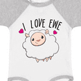 thumbnail image 4 of Inktastic I Love Ewe Cute Sheep Boys or Girls Baby Bodysuit, 4 of 5