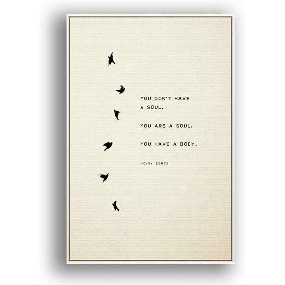 IDEA4WALL Framed Canvas Wall Art for Living Room, Bedroom Beautiful Quotes Canvas Prints for Modern Home Decoration Ready to Hang